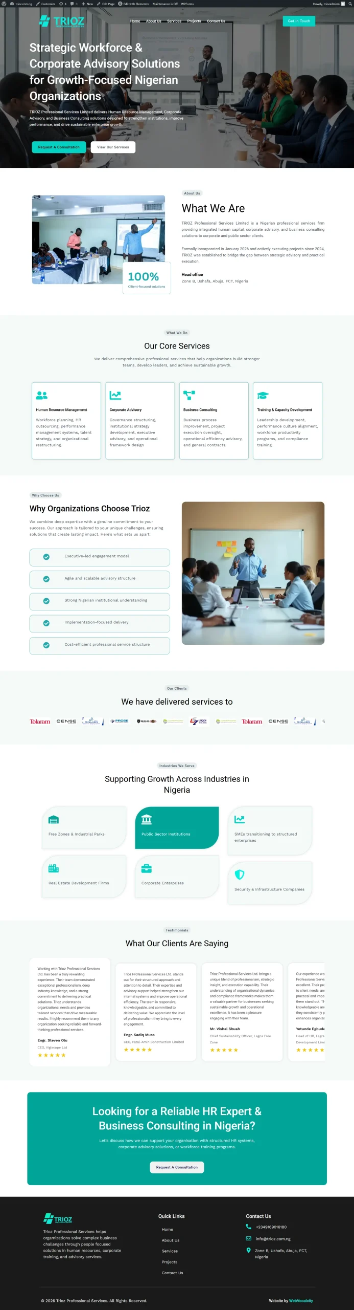 Web Design Project
