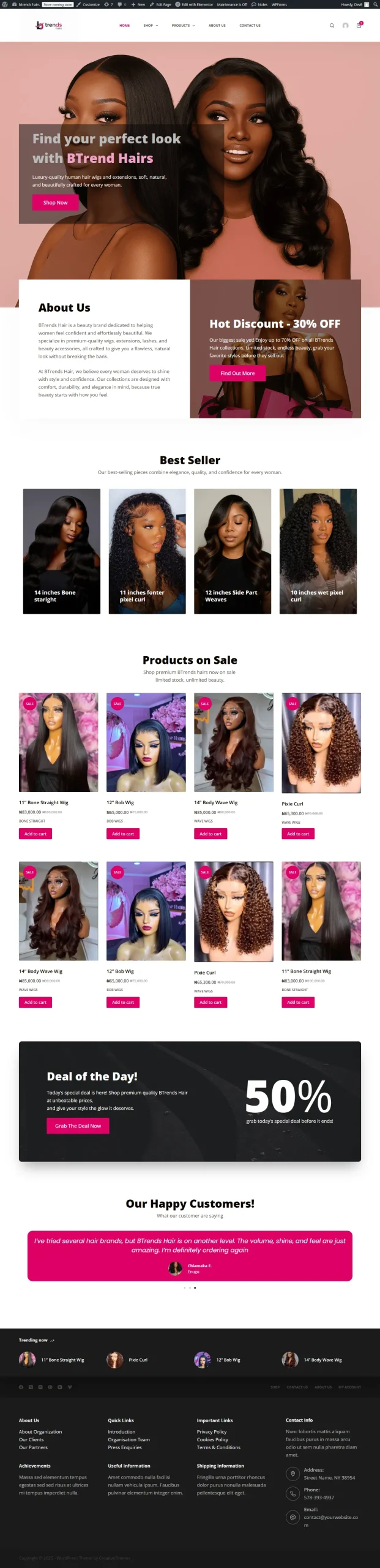 Web Design Project