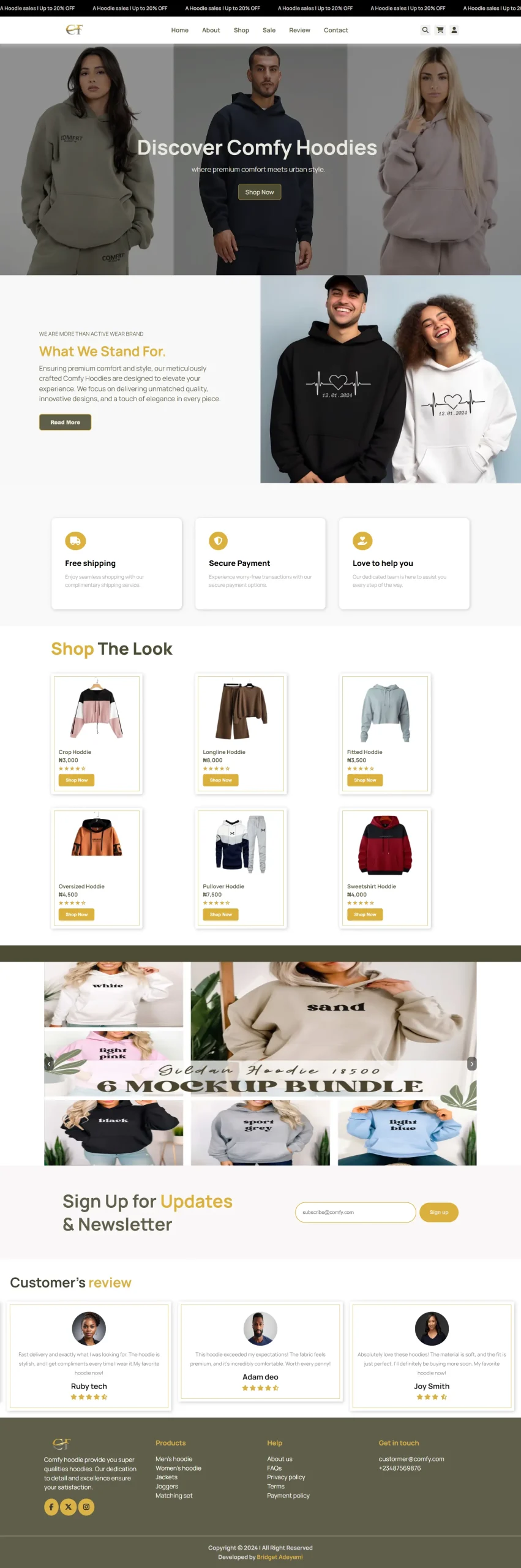 Web design project